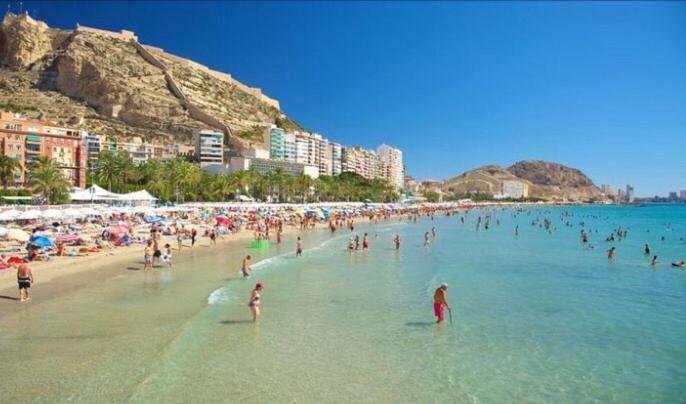 Alicante Centre ,Plage Et Quartier Anime,Wifi ,Climatisation Ngoại thất bức ảnh